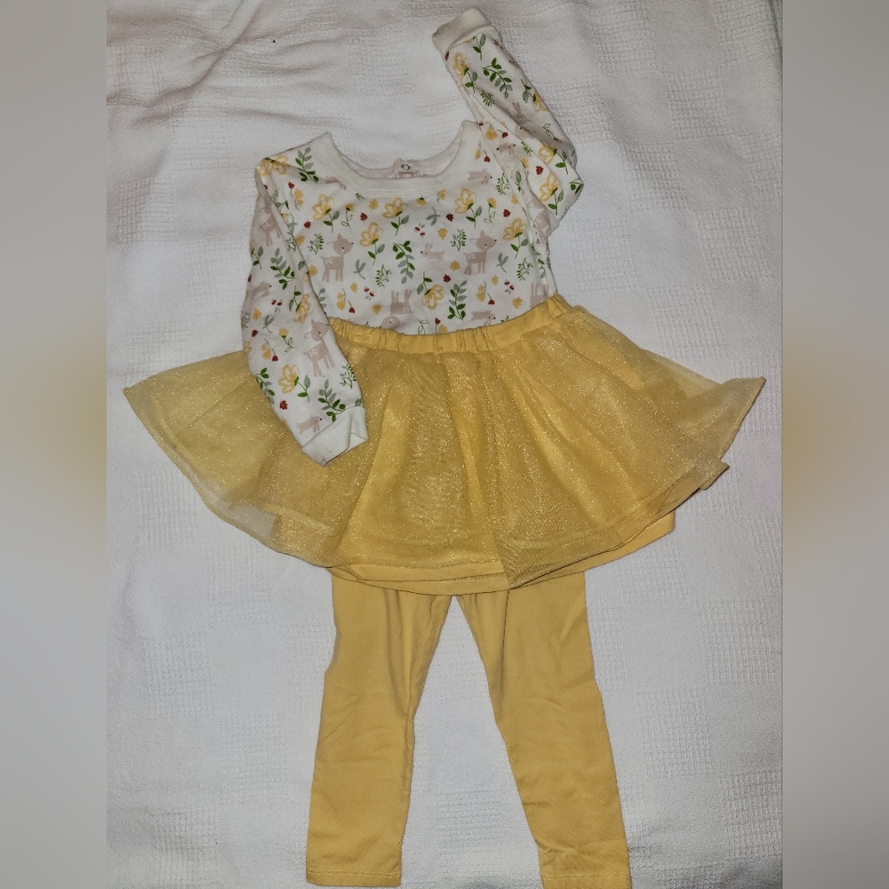 Sweater, tutu and pant set